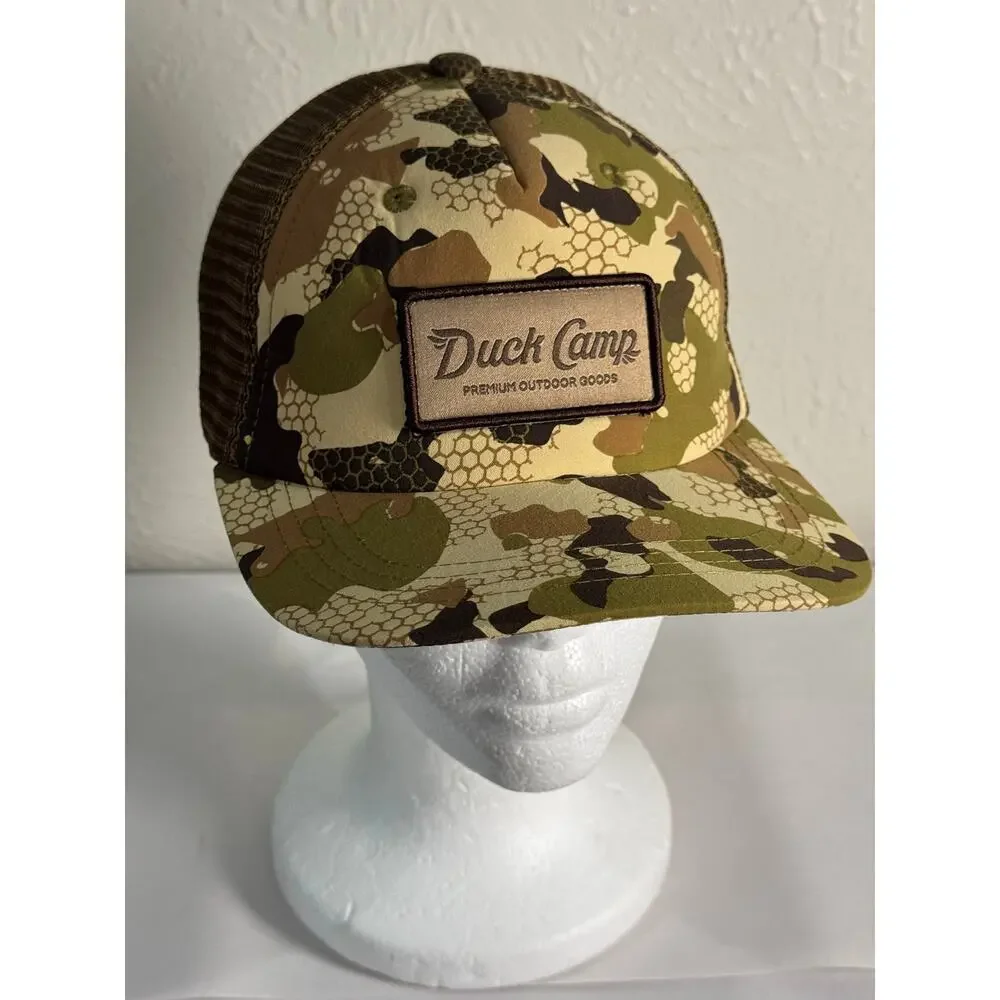 Duck Camp Patch Trucker Hat Camo